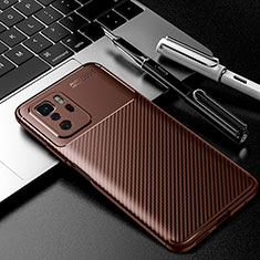 Funda Silicona Carcasa Goma Twill S01 para Xiaomi Poco X3 GT 5G Marron