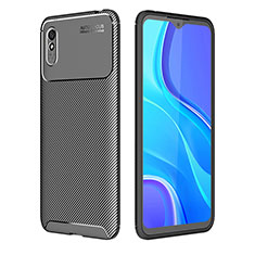 Funda Silicona Ultrafina Goma 360 Grados Carcasa J01S para Xiaomi Redmi 9AT  Negro