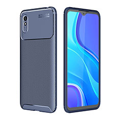 Funda Silicona Carcasa Goma Twill S01 para Xiaomi Redmi 9i Azul