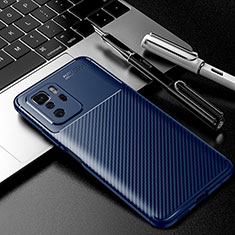 Funda Silicona Carcasa Goma Twill S01 para Xiaomi Redmi Note 10 Pro 5G Azul