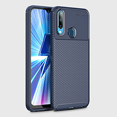 Funda Silicona Carcasa Goma Twill S02 para Vivo Y11 Azul