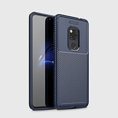 Funda Silicona Carcasa Goma Twill S03 para Huawei Mate 20 Azul