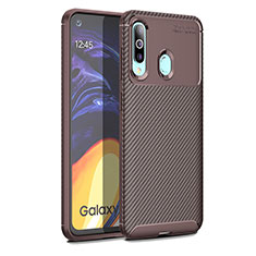 Funda Silicona Carcasa Goma Twill WL1 para Samsung Galaxy A60 Marron