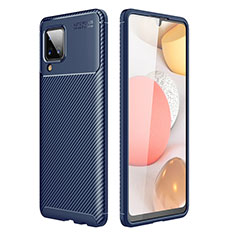 Funda Silicona Carcasa Goma Twill WL1 para Samsung Galaxy F12 Azul