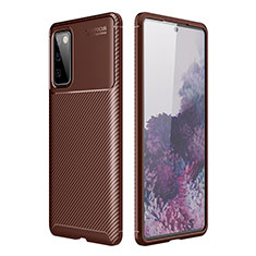 Funda Silicona Carcasa Goma Twill WL1 para Samsung Galaxy S20 FE 4G Marron