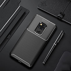 Funda Silicona Carcasa Goma Twill Y01 para Huawei Mate 20 Negro