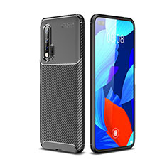 Funda Silicona Carcasa Goma Twill Y01 para Huawei Nova 6 Negro