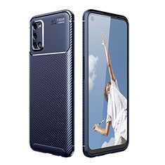 Funda Silicona Carcasa Goma Twill Y01 para Oppo A72 Azul