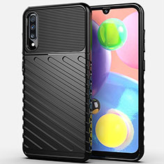 Funda Silicona Carcasa Goma Twill Y01 para Samsung Galaxy A90 5G Negro