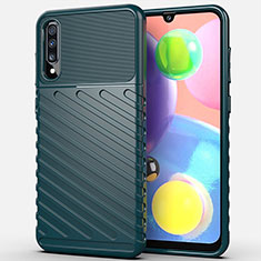 Funda Silicona Carcasa Goma Twill Y01 para Samsung Galaxy A90 5G Verde