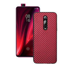 Funda Silicona Carcasa Goma Twill Y01 para Xiaomi Redmi K20 Pro Rojo