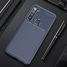 Funda Silicona Carcasa Goma Twill Y01 para Xiaomi Redmi Note 8T Azul