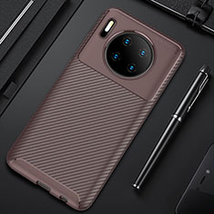 Funda Silicona Carcasa Goma Twill Y02 para Huawei Mate 30 Marron