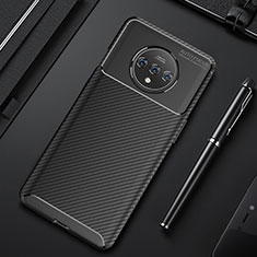 Funda Silicona Carcasa Goma Twill Y02 para OnePlus 7T Negro