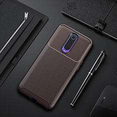 Funda Silicona Carcasa Goma Twill Y02 para Oppo RX17 Pro Marron