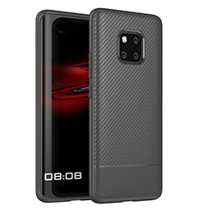 Funda Silicona Carcasa Goma Twill Z01 para Huawei Mate 20 Pro Gris Oscuro