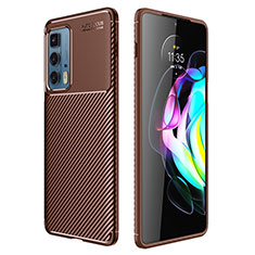 Funda Silicona Carcasa Goma Twill Z01 para Motorola Moto Edge S Pro 5G Marron