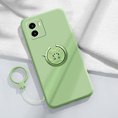 Funda Silicona Carcasa Ultrafina Goma con Magnetico Anillo de dedo Soporte S01 para Vivo Y10 t1 Verde