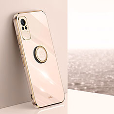 Funda Silicona Carcasa Ultrafina Goma con Magnetico Anillo de dedo Soporte XL1 para Xiaomi Civi 1S 5G Oro