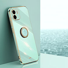 Funda Silicona Carcasa Ultrafina Goma con Magnetico Anillo de dedo Soporte XL1 para Xiaomi Redmi A2 Plus Verde