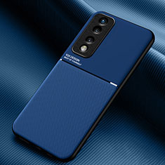 Funda Silicona Carcasa Ultrafina Goma con Magnetico para Huawei Honor 70 Pro+ Plus 5G Azul