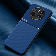 Funda Silicona Carcasa Ultrafina Goma con Magnetico para Huawei Mate 50 Pro Azul