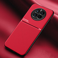 Funda Silicona Carcasa Ultrafina Goma con Magnetico para Huawei Mate 50E Rojo