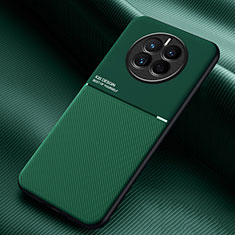 Funda Silicona Carcasa Ultrafina Goma con Magnetico para Huawei Mate 50E Verde