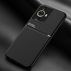 Funda Silicona Carcasa Ultrafina Goma con Magnetico para Huawei Nova 11 Negro