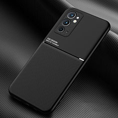 Funda Silicona Carcasa Ultrafina Goma con Magnetico para OnePlus 9RT 5G Negro