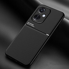 Funda Silicona Carcasa Ultrafina Goma con Magnetico para Oppo K11 5G Negro