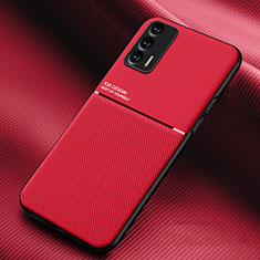 Funda Silicona Carcasa Ultrafina Goma con Magnetico para Realme GT 5G Rojo