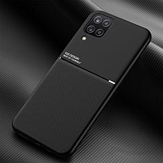 Funda Silicona Carcasa Ultrafina Goma con Magnetico para Samsung Galaxy A12 5G Negro