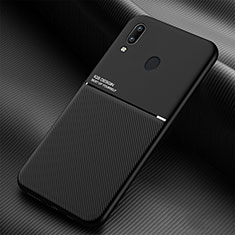 Funda Silicona Carcasa Ultrafina Goma con Magnetico para Samsung Galaxy A30 Negro