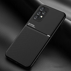 Funda Silicona Carcasa Ultrafina Goma con Magnetico para Samsung Galaxy A32 5G Negro