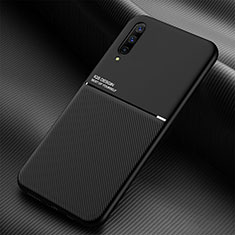 Funda Silicona Carcasa Ultrafina Goma con Magnetico para Samsung Galaxy A70S Negro