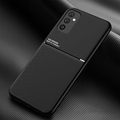 Funda Silicona Carcasa Ultrafina Goma con Magnetico para Samsung Galaxy M52 5G Negro