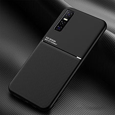 Funda Silicona Carcasa Ultrafina Goma con Magnetico para Vivo Y73s 5G Negro