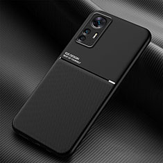 Funda Silicona Carcasa Ultrafina Goma con Magnetico para Xiaomi Mi 12T Pro 5G Negro