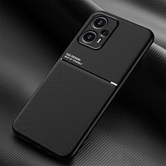 Funda Silicona Carcasa Ultrafina Goma con Magnetico para Xiaomi Poco F5 5G Negro