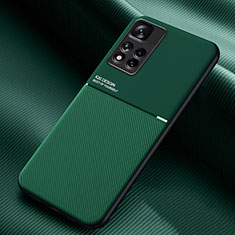 Funda Silicona Carcasa Ultrafina Goma con Magnetico para Xiaomi Poco X4 NFC Verde