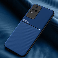 Funda Silicona Carcasa Ultrafina Goma con Magnetico para Xiaomi Redmi K40S 5G Azul