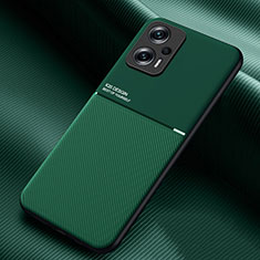 Funda Silicona Carcasa Ultrafina Goma con Magnetico para Xiaomi Redmi K50i 5G Verde