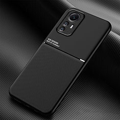 Funda Silicona Carcasa Ultrafina Goma con Magnetico para Xiaomi Redmi Note 12S Negro