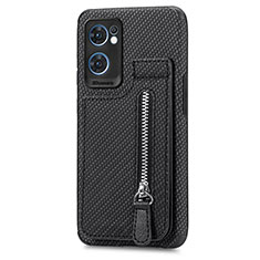 Funda Silicona Carcasa Ultrafina Goma con Magnetico S01D para OnePlus Nord CE 2 5G Negro