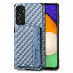 Funda Silicona Carcasa Ultrafina Goma con Magnetico S01D para Samsung Galaxy A04s Azul