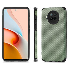 Funda Silicona Carcasa Ultrafina Goma con Magnetico S01D para Xiaomi Mi 10T Lite 5G Verde