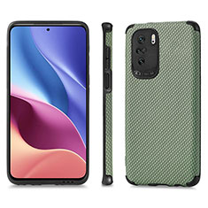 Funda Silicona Carcasa Ultrafina Goma con Magnetico S01D para Xiaomi Mi 11X 5G Verde