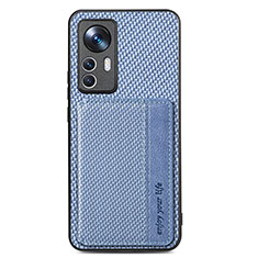 Funda Silicona Carcasa Ultrafina Goma con Magnetico S01D para Xiaomi Mi 12T 5G Azul
