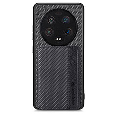 Funda Silicona Carcasa Ultrafina Goma con Magnetico S01D para Xiaomi Mi 13 Ultra 5G Negro